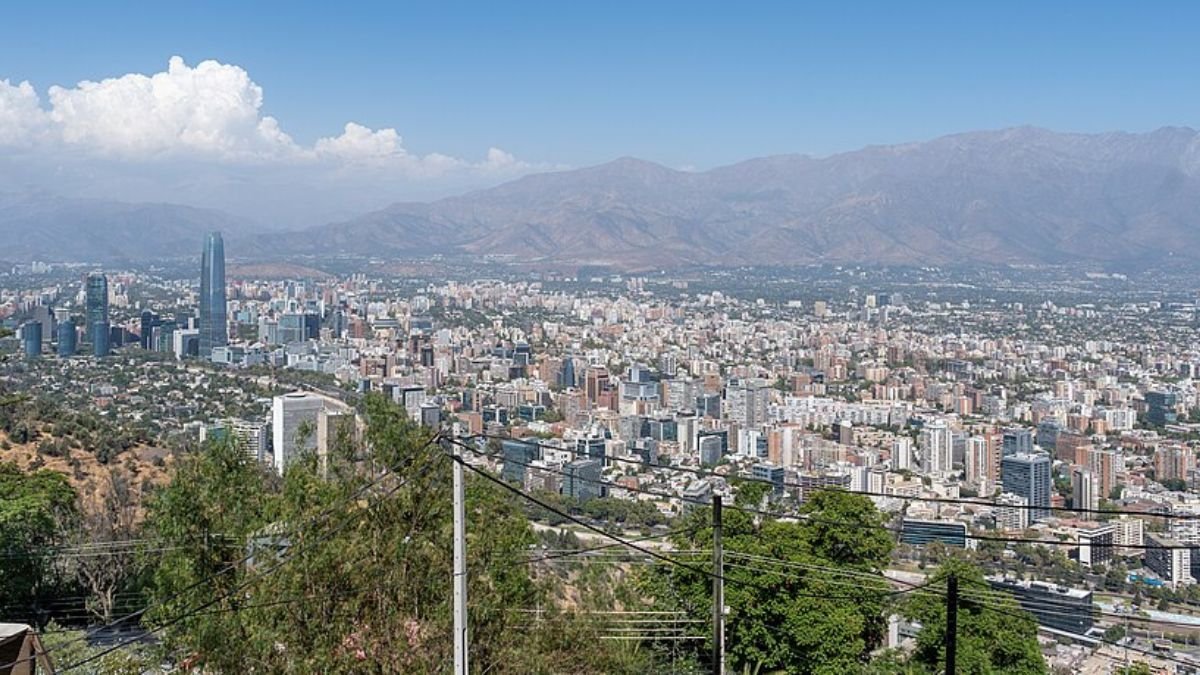 santiago de chile desde cerro san cristobal
